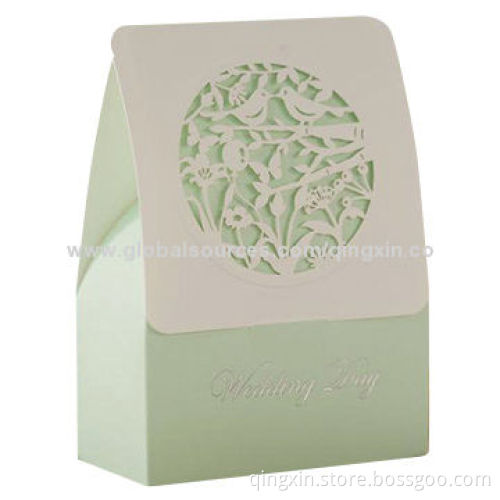 Wedding Gift/Sweet Candy Party Favor Box with 4C Printing, OEM and ODM Orders Welcomed